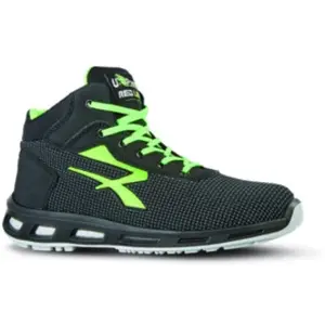 Bottes de sécurité UPower RedLion HARD taille 42 noir / vert - RL1035642 pas cher