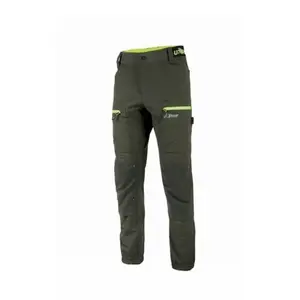 U-POWER Pantalon de travail été stretch harmony - Vert foncé xl - fr (46) - eu (52)