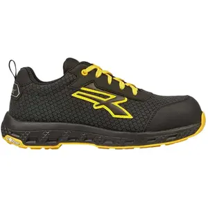 Upower Chaussures de travail basses U-power Maverick esd S3S ci hi hro fo sr - 48 (eu) - Noir pas cher