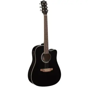 Comparateur de prix : Eko guitars Ranger CW EQ Black Guitare Dreadnought acoustique-électrique