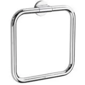 Inda - Un Porte-serviette Annulaire Blanc Mat pas cher