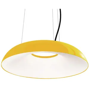 MARTINELLI LUCE lampe à suspension MAGGIOLONE Ø 85 cm (Jaune - Aluminium et méthacrylate)Vendu parmyareadesign