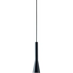 Suspension en aluminium noir 6 x 26 cm Colibri - Martinelli Luce pas cher