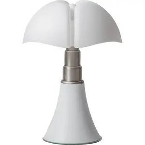 Comparateur de prix : Martinelli Luce - Lampe de table Pipistrello - Blanc - Aluminium peint...