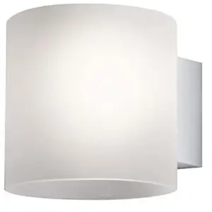 Comparateur de prix : MARTINELLI LUCE lampe murale applique TUBE/V (Ø 14 cm - verre et résin...