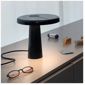 MARTINELLI LUCE lampe de table HOOP (Noir - Résine)Vendu parluminaire
