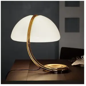 Comparateur de prix : Martinelli Luce SERPENTE-Lampe à poser Blanc H45cm