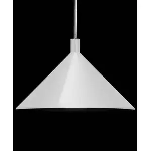 MARTINELLI LUCE lampe à suspension CONO (Blanc - Aluminium verni)