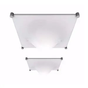 Plafonnier en métal blanc 35 x 35 cm Bolla - Martinelli Luce