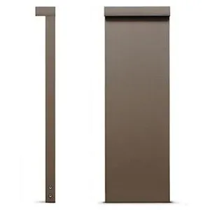 Simes - Borne Extérieure led 24W Bronze 3000K 1860lm Alu injecté H.870...