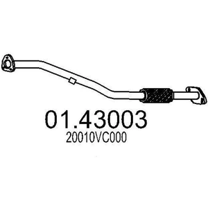 MTS Tuyau d'échappement pour NISSAN: Patrol (Ref: 01.43003) pas cher