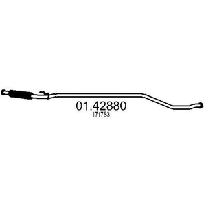 MTS Tuyau d'échappement pour PEUGEOT: 206, 206+ (Ref: 01.42880) pas cher