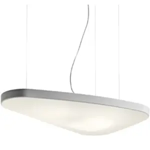 LUCEPLAN lampe à suspension PÉTALE petale D71PL (Variateur DALI + LED - Panneau insonorisé / tissu élastique blanc)Vendu parmyareadesign