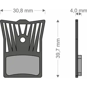 Plaquettes de frein Lightech compatibles avec Shimano, Tektro, Rever et Brenta