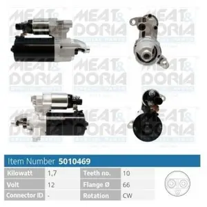 Démarreur / Démarreur Audi Meat & Doria 5010469 pas cher