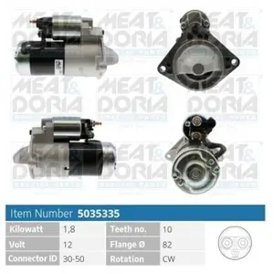Démarreur / Démarreur Fiat; Lancia Meat & Doria 5035335 pas cher