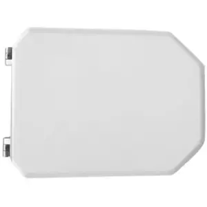 Dianhydro Royal - Abattant wc pour vase Globo 35,5-41,5 x 32,5 cm abattant wc blanc avec charnie'res re'glables en fonte de boisVendu paramazon