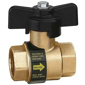 CALEFFI Vanne À Boisseau Sphérique Ff À Butée À Bille Avec Contrôle De BalstopVendu paramazon