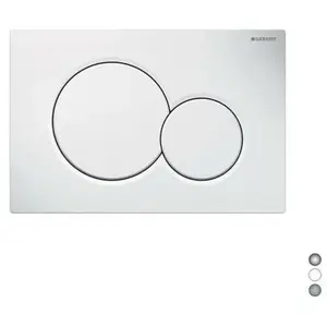 Plaque de contrôle mod. sigma01 geberit pas cher