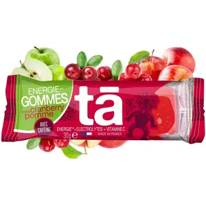 Energie gomme (30g)| Gels énergétiques|Cranberry Pomme|T  Energy pas cher