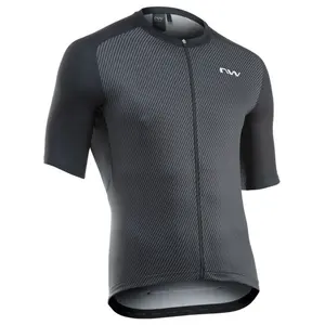 Northwave - Force Evo Jersey Short Sleeve - Maillot vélo homme Black / Light Grey - XL pas cher