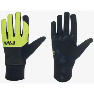 Gants longs northwave fast gel noir jaune fluo pas cher
