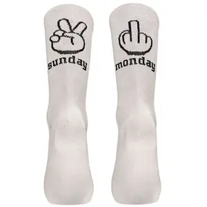 Northwave - Sunday Monday Sock - Chaussettes de cyclisme taille M, gris