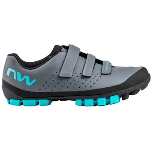 Chaussures Northwave Hammer VTT gris foncé turquoise femme - 40 pas cher