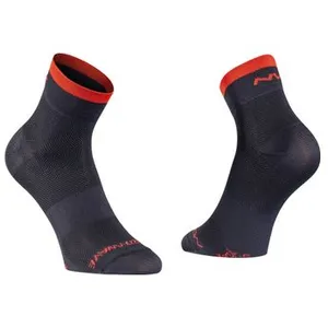 Comparateur de prix : Northwave Origin Sock - Chaussettes vélo Black / Red - old S (37 - 39)