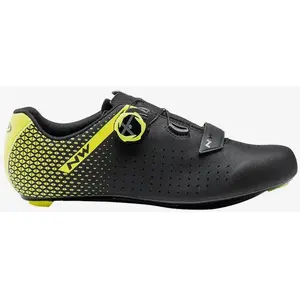 Chaussures Northwave Core Plus 2 noir jaune fluo - 44 pas cher