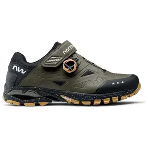 Chaussures Northwave Spider Plus 3 VTT vert-gris noir marron - 37 pas cher