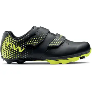 Chaussures Northwave Spike 3 Noir 44 NWE80222014-black/yellow fluo pas cher