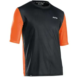 Maillot Northwave Xtrail VTT manche courte noir orange - SVendu pardeporvillage