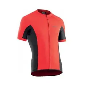 Maillot mc northwave force zip rouge pas cher