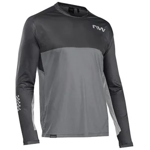 Maillot manches longues northwave edge noir gris pas cher