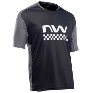 Maillot Northwave Edge manche courte noir gris foncé - M pas cher