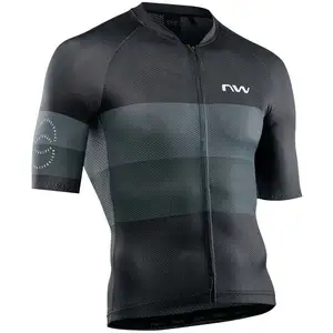 Maillot manches courtes northwave blade air gris dark noir pas cher