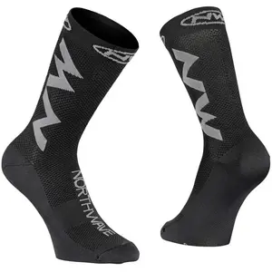 Northwave Extreme Air Socks - Chaussettes vélo Black / Grey XS (34 - 3... pas cher