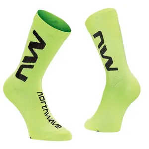 Northwave Extreme Air Socks - Chaussettes vélo Yellow Fluo / Black XS ... pas cher