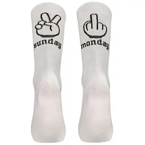 Chaussettes northwave sunday monday blanc pas cher