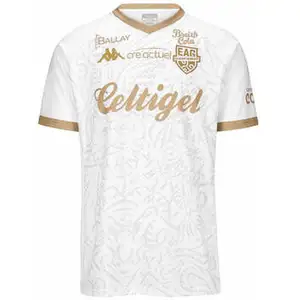 Kappa Maillot Guillo Kombat Away EA Guingamp 24/25 blanc 10 ans pas cher