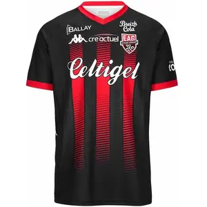Kappa Maillot Guillo Kombat Third EA Guingamp 24/25 noir 10 ans pas cher