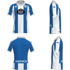 Kappa Domicile enfant Deportivo La Coruña 2024-2025 blanc 14Vendu paramazon