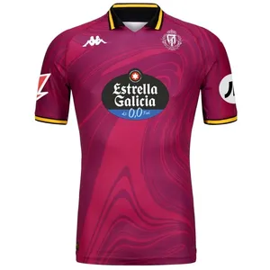 Kappa Troisième kit Real Valladolid 2024-2025 rouge SVendu paramazon