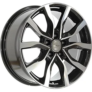 Jante Alu Mak Koln 18 Pouces - 8x18 5x112 Et30 Noir Poli