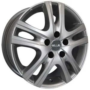 Jante alu 16 pouces MAK Aria 5x114,3 6,5J ET45, Farbe Silber