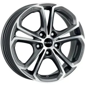 Jante alu 17 pouces MAK Hessen 5x105 7J ET42, Farbe Gunmettal pas cher