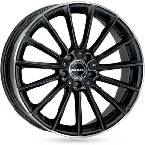 Jante Alu Mak Komet 8x19 5x112 Et38 Black Glossy Bord Poli