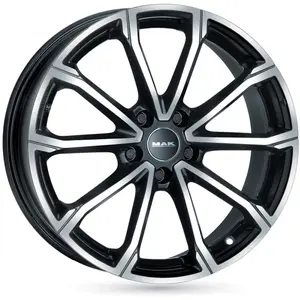 Jante Alu Mak Davinci 6.5x16 5x98 Et39 Noir Face Polie