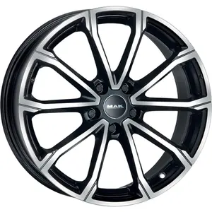 Jante Alu Mak Davinci 6.5x16 5x108 Et50 Noir Face Polie pas cher